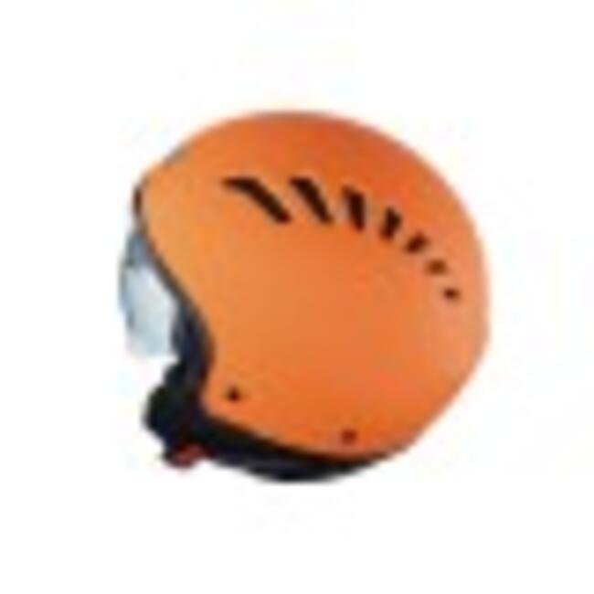 Casco Jet El'fresh Arancione Opaco Tucano Urbano